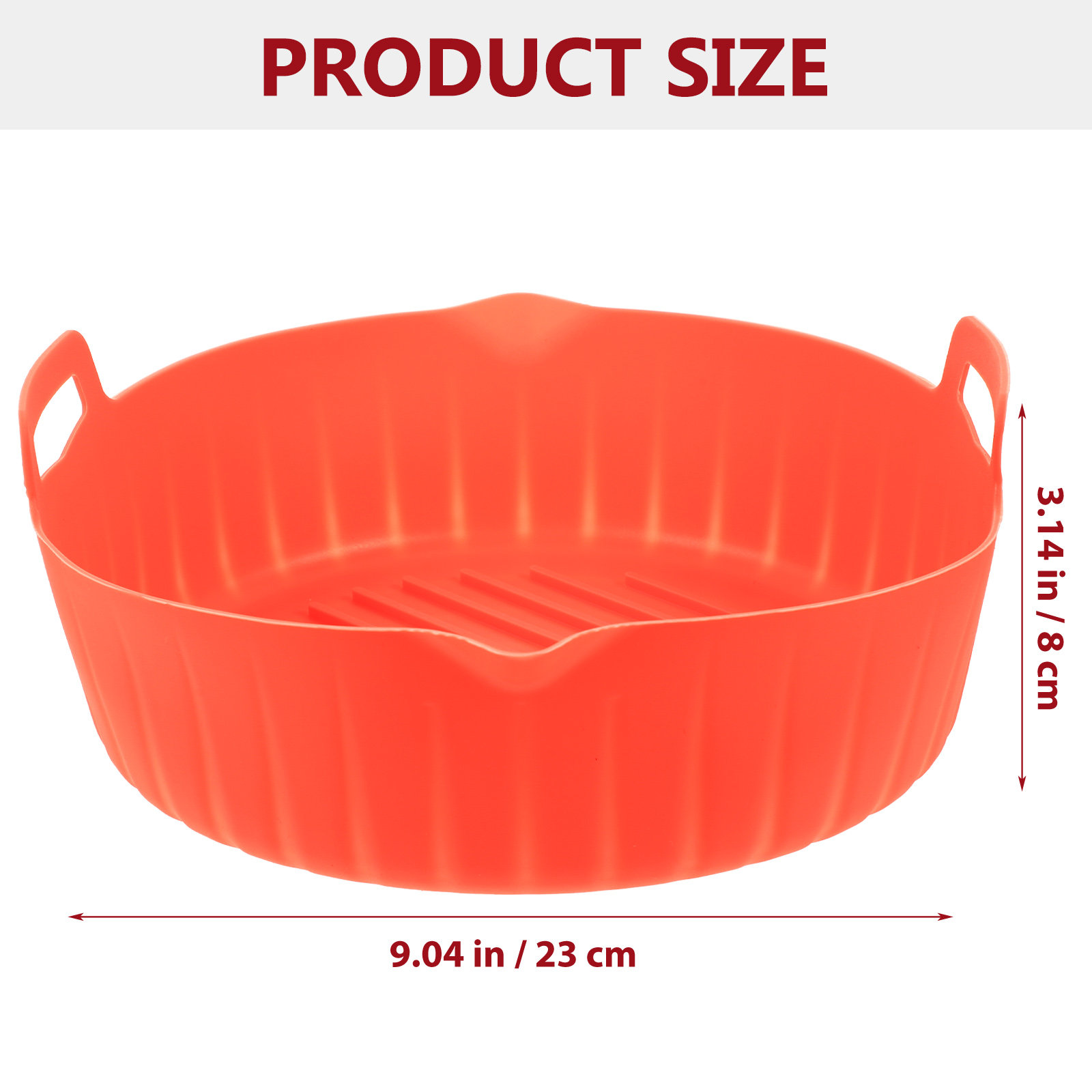 エアフライヤー用シリコン鍋、丸型、焦げ付き防止、耐熱性、オー - Air Fryer Silicone Pot Liner のレビューと価格